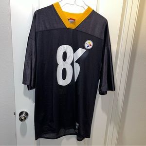 PITTSBURGH STEELERS REEBOK HINES WARD #86 JERSEY Mens 2XL NFL 100% nylon